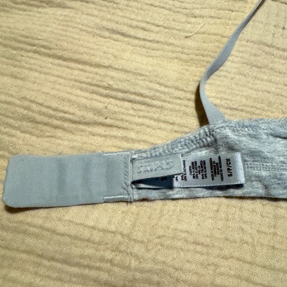 Skims Cotton Jersey Triangle Women's Bralette Grey - Picture 4 of 4